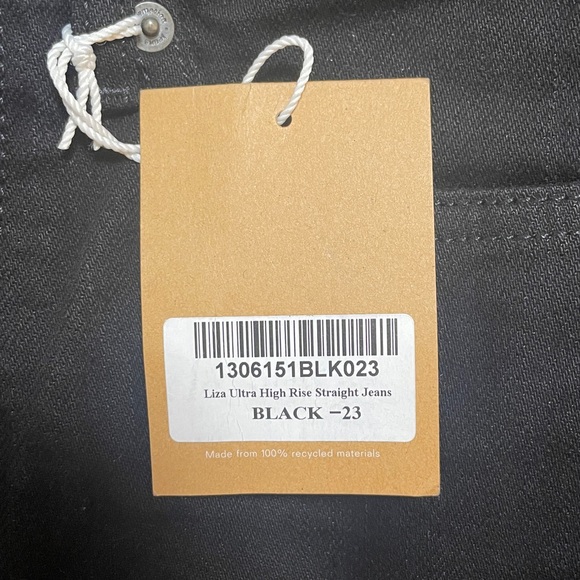 R.2 - Reformation Liza Ultra High Rise Straight Jeans - Picture 5 of 5